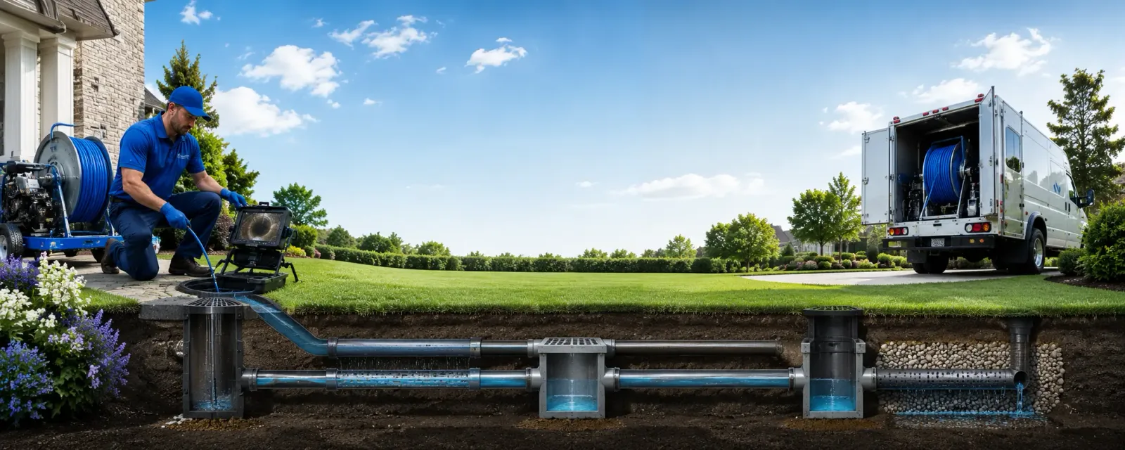 Outdoor drain cleaning information for Salesville, OH